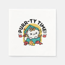 Purr-ty-Time! - Weihnachtsdesign für die Katze