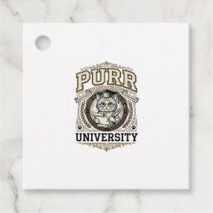 Purr Universität Katze Falsche Universität Akademi Geschenkanhänger
