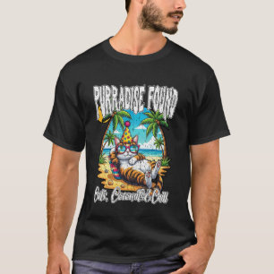 PURRADISE Fundkatzen, Kokosnüsse und CHILL Strand T-Shirt