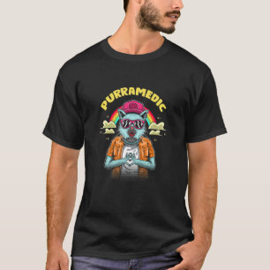 Purramedic Katze Sanitäter Kitten Emt Katzenmu T-Shirt