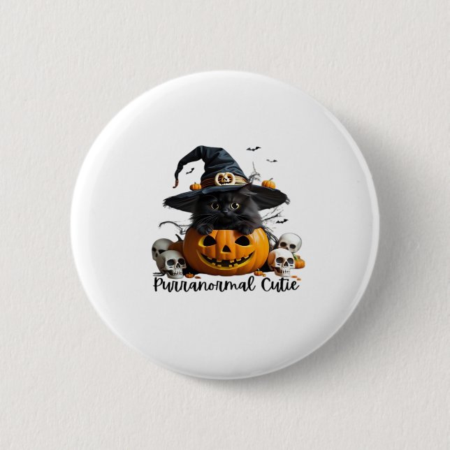 Purranormale Süsse Klassischer T - Shirt Button (Vorderseite)