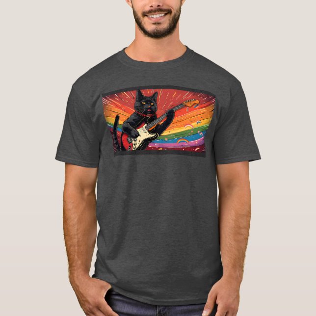 PURRCRAFT Rock Out for Pride T-Shirt (Vorderseite)