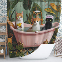 Purren und Blasen: Eine katzenartige Bath-Szene