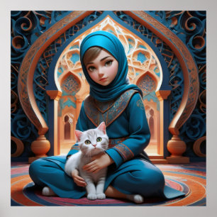 Purres, Friedliches Gebet - Moschee Begleiter Poster