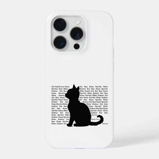 Purrfect Cat Lover Gift  iPhone 15 Pro Hülle (Rückseite)