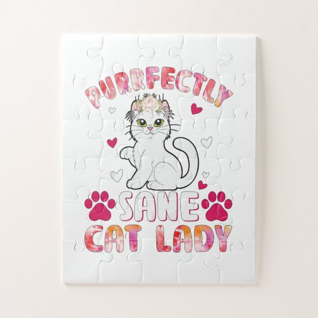 Purrfectly Sane Cat Lady (Vertikal)