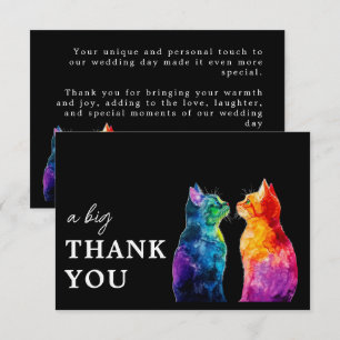 🌈  Purrfekt für Dich: Purrfekt groß Dankeskarte