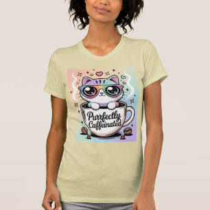 Purrfekt Koffeiniert T-Shirt