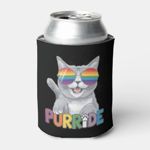 Purride Cat Sonnenbrille Gay Pride Regenbogen LGBT Dosenkühler