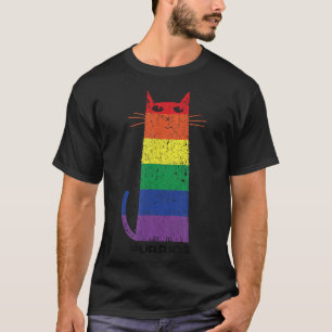 Purride Shirt LGBT Funny Gay Pride Cat Sprichwort 