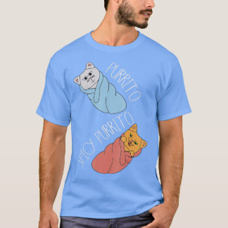 PURRITO BURRITO CA, Funny Food Cats Lover T-Shirt
