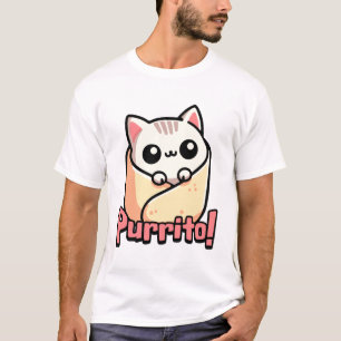 Purrito! Niedlich Burrito Cat Pun T-Shirt