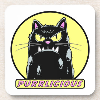 Purrlicious Getränkeuntersetzer