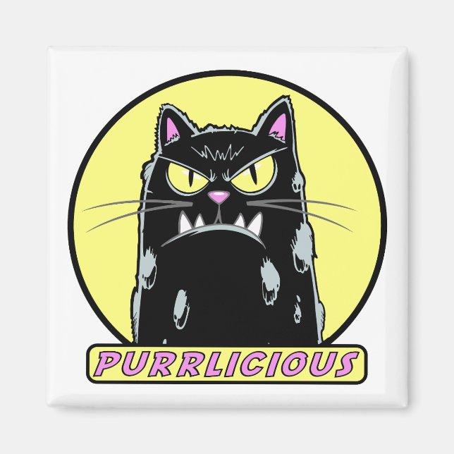 Purrlicious Magnet (Vorne)