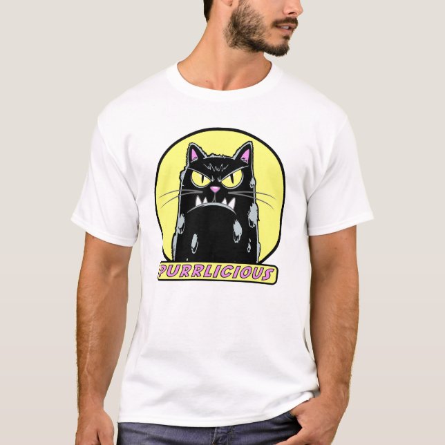 Purrlicious T-Shirt (Vorderseite)