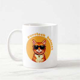 Purrlock Holmes Cat Kaffee Tasse