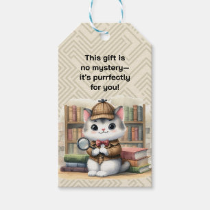 Purrlock Holmes Kitten Library Mystery Geschenkanhänger