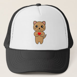 Purrrfecte Liebe Truckerkappe