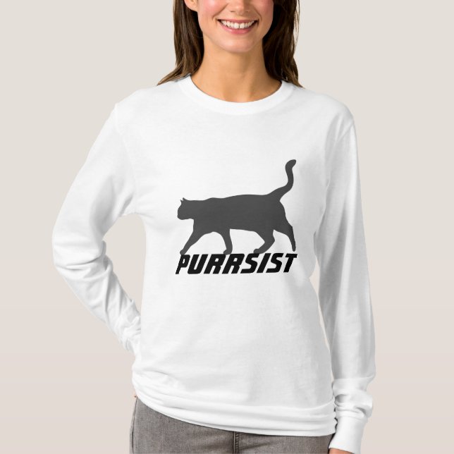 PURRSIST Cat T - Shirt (Vorderseite)