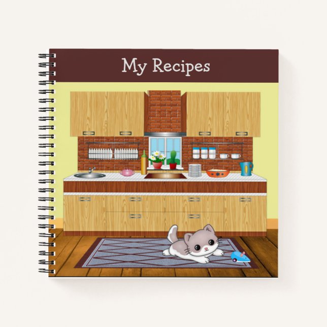 Purrsonal-Rezept Notizbuch (Vorderseite)
