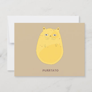 Purrtato Postkarte