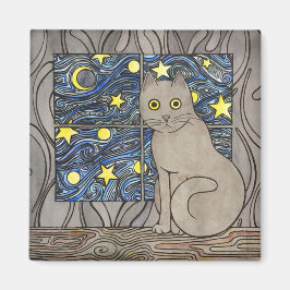 Purry Purry Night Magnet