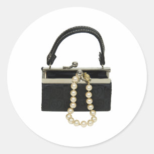 PursePearls052409 Runder Aufkleber