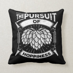 Pursuit Funny Brew Craft Beer Lover Kissen