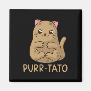 Purtato Katzenwelse Lover Idaho Kartoffeln Magnet