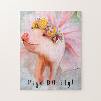 Purty Hübsche Schweine in einem Kleid, wenn Schwei