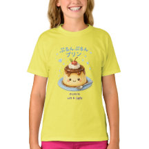 Purun Purin Japonais Kawaii Pudding Mignon T-Shirt