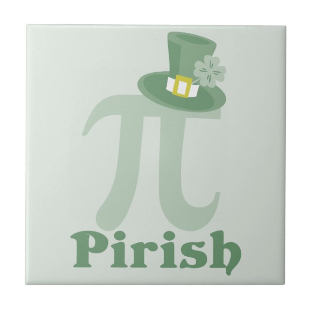 "PUs-rish" Fliese (Vorderseite)