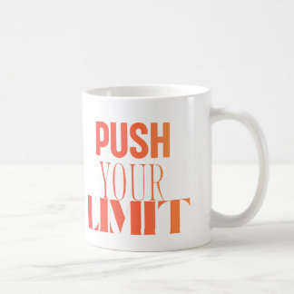 Push deine Grenzen – Motivationsbecher Kaffeetasse