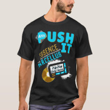 Push It 90er Retro Neon Blue Hip Hop Baby Shower