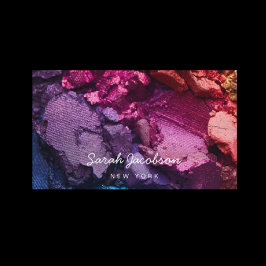 Push Luxury Cosmetics Cosmetologist Eyeshadow Visitenkarte