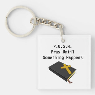 PUSH - Motivationsziffern für Gebete und Magnete f Schlüsselanhänger