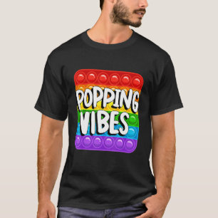 Push Vibes Cool Game Board Fidget Pop It T-Shirt