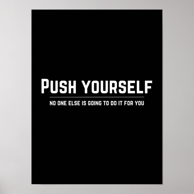 Push-you - Poster Motivational (Devant)