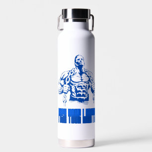 Push Your Limits - Bodybuilding und Entschlossenhe Trinkflasche