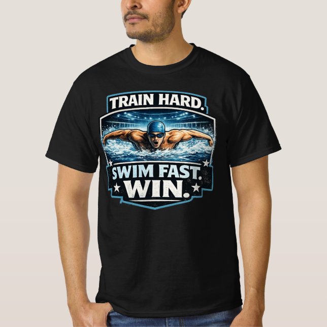 Push your limits in and out of the pool with this  T-Shirt (Vorderseite)