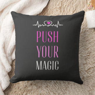 Push Your Magic – Motivierende Ästhetik Kissen