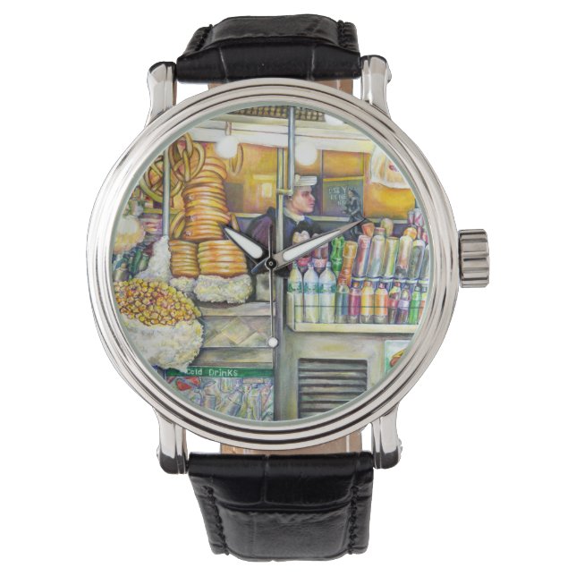 Pushcart Paradies Armbanduhr (Vorderseite)