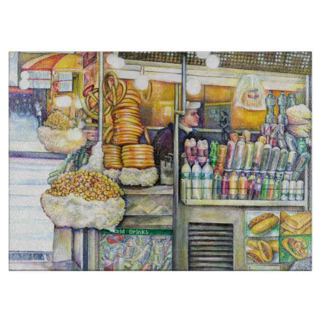 Pushcart-Paradies Schneidebrett (Vorderseite)