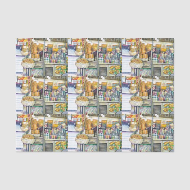 Pushcart-Paradies Seidenpapier (Vorderseite)