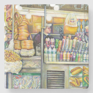 Pushcart-Paradies Steinuntersetzer