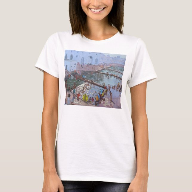 Pushkar ghats Rajasthan T-Shirt (Vorderseite)