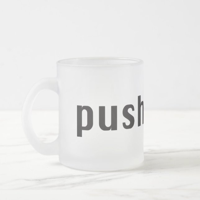 Pushwood-Frost-Tasse Mattglastasse (Links)