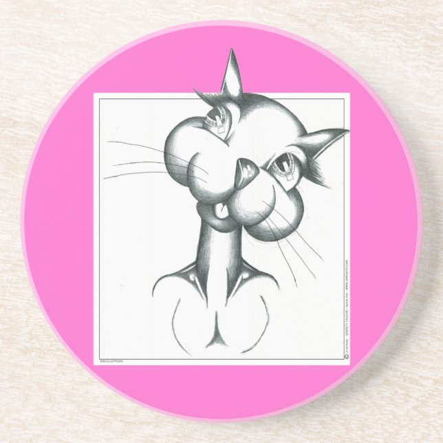 Pussy Untersetzer (Vorne)