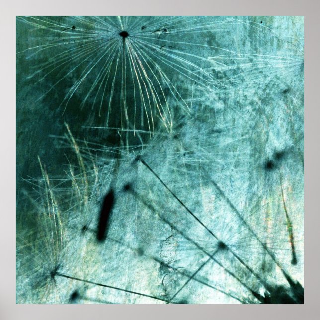 Pusteblume Kunst Poster (Vorne)