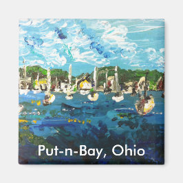Put-in-Bay Lake Erie Island Malerei #1 Magnet